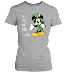 Mickey's Mouse A Wee Bit Irish Today Women's T-Shirt - nikotee