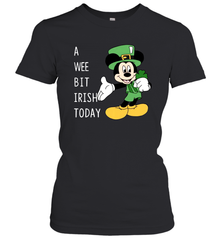 Mickey's Mouse A Wee Bit Irish Today Women's T-Shirt - nikotee