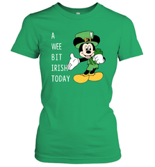 Mickey's Mouse A Wee Bit Irish Today Women's T-Shirt - nikotee