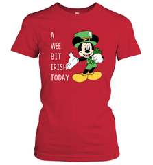 Mickey's Mouse A Wee Bit Irish Today Women's T-Shirt - nikotee