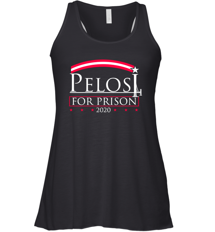 Pelosi For Prison Racerback Tank - nikotee