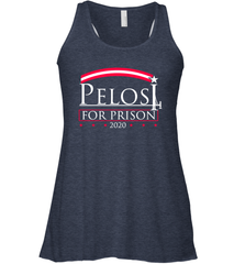 Pelosi For Prison Racerback Tank - nikotee