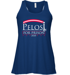Pelosi For Prison Racerback Tank - nikotee