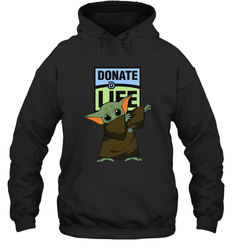 Baby Yoda Dabbing Donate Life Hoodie - nikotee