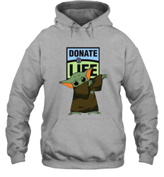 Baby Yoda Dabbing Donate Life Hoodie - nikotee