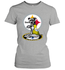 Pitbull Rottweiler I Love Pittsburgh Steelers Women's T-Shirt - nikotee