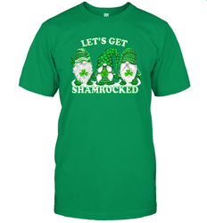 Gnomes let's get shamrocked St. Patrick's day Men's T-Shirt - nikotee