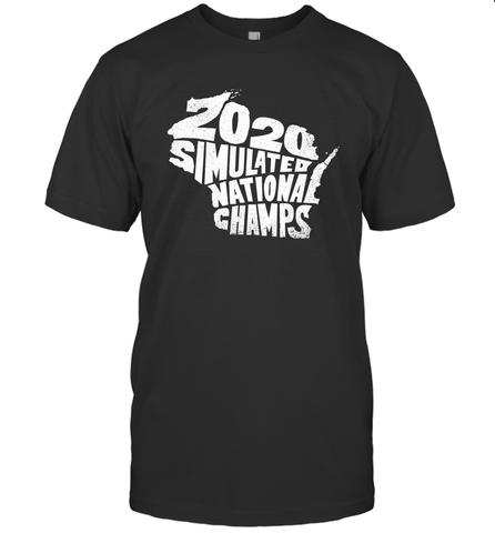 2020 Simulated National Champs Men's T-Shirt - nikotee
