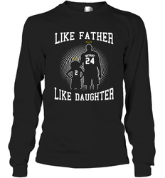 Like Father Like Daughter Kobe Bryant Gianna Bryant Long Sleeve T-Shirt - nikotee