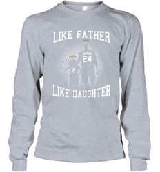Like Father Like Daughter Kobe Bryant Gianna Bryant Long Sleeve T-Shirt - nikotee