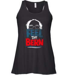Feel The Bern Bernie Sanders 2020 Bernie Hair Vote President Racerback Tank - nikotee