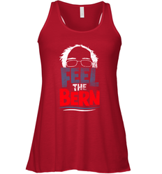 Feel The Bern Bernie Sanders 2020 Bernie Hair Vote President Racerback Tank - nikotee