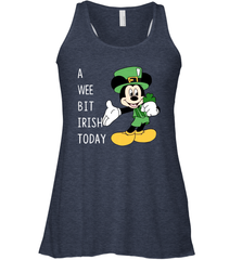 Mickey's Mouse A Wee Bit Irish Today Racerback Tank - nikotee