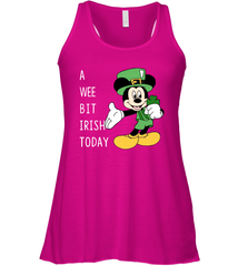 Mickey's Mouse A Wee Bit Irish Today Racerback Tank - nikotee