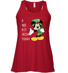 Mickey's Mouse A Wee Bit Irish Today Racerback Tank - nikotee