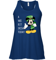 Mickey's Mouse A Wee Bit Irish Today Racerback Tank - nikotee