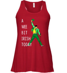 Freddie Mercury A Wee Bit Irish Today Racerback Tank - nikotee