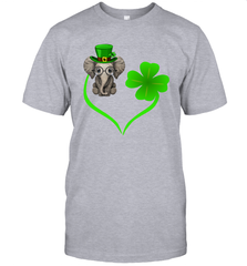 Elephant irish heart st patrick's day Men's T-Shirt - nikotee