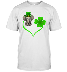 Elephant irish heart st patrick's day Men's T-Shirt - nikotee