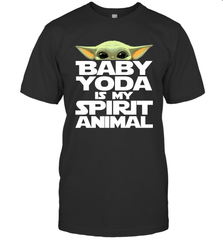 Baby Yoda Is My Spirit Animal Men's T-Shirt - nikotee