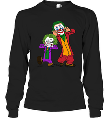Double Joker Calvin and Hobbes Long Sleeve T-Shirt - nikotee