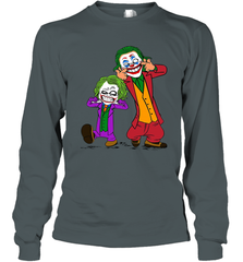 Double Joker Calvin and Hobbes Long Sleeve T-Shirt - nikotee