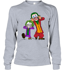 Double Joker Calvin and Hobbes Long Sleeve T-Shirt - nikotee