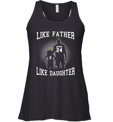 Like Father Like Daughter Kobe Bryant Gianna Bryant Racerback Tank - nikotee