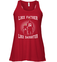 Like Father Like Daughter Kobe Bryant Gianna Bryant Racerback Tank - nikotee