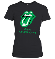 Happy St. Patrick's day Rolling Stones Women's T-Shirt - nikotee
