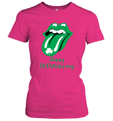 Happy St. Patrick's day Rolling Stones Women's T-Shirt - nikotee