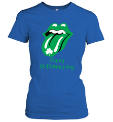 Happy St. Patrick's day Rolling Stones Women's T-Shirt - nikotee
