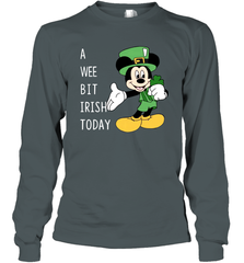 Mickey's Mouse A Wee Bit Irish Today Long Sleeve T-Shirt - nikotee