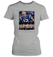 New England Patriots 12 2000 2020 Thank You Tom Brady Women's T-Shirt - nikotee