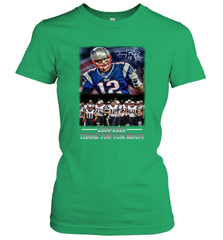 New England Patriots 12 2000 2020 Thank You Tom Brady Women's T-Shirt - nikotee