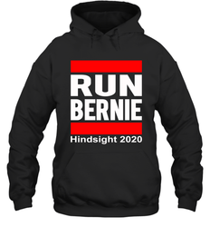 Run Bernie Hindsight 2020 Hoodie - nikotee
