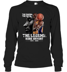 The Mamba The Myth The Legend Kobe Bryant 1987 2020 Long Sleeve T-Shirt - nikotee
