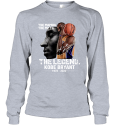 The Mamba The Myth The Legend Kobe Bryant 1987 2020 Long Sleeve T-Shirt - nikotee