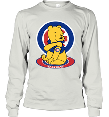 Pooh tattoos Chicago Cubs Long Sleeve T-Shirt - nikotee