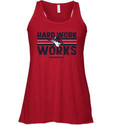 HARD WORK WORKS Houston Roughnecks Racerback Tank - nikotee