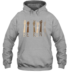 Sign Language be Kind Hoodie - nikotee