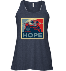 Baby Yoda Hope Vintage Racerback Tank - nikotee