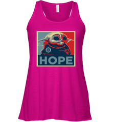 Baby Yoda Hope Vintage Racerback Tank - nikotee