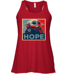 Baby Yoda Hope Vintage Racerback Tank - nikotee