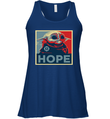 Baby Yoda Hope Vintage Racerback Tank - nikotee