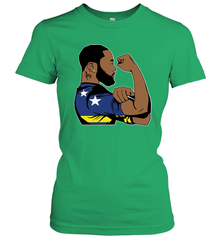 Strong Man Power King Flexing We Can Do It Women's T-Shirt - nikotee