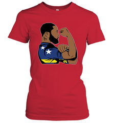 Strong Man Power King Flexing We Can Do It Women's T-Shirt - nikotee