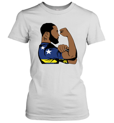 Strong Man Power King Flexing We Can Do It Women's T-Shirt - nikotee