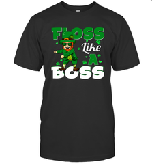 St Patrick's day Leprechaun floss like a boss Men's T-Shirt - nikotee