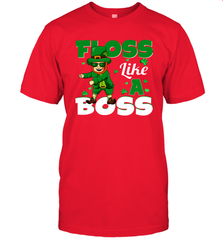 St Patrick's day Leprechaun floss like a boss Men's T-Shirt - nikotee